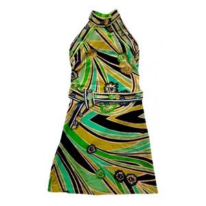 Jean Paul Gaultier Velvet Halter Vintage Dress